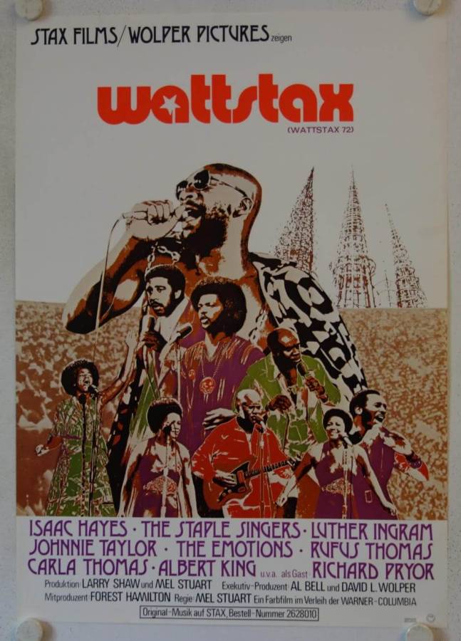 Wattstax originales deutsches Filmplakat